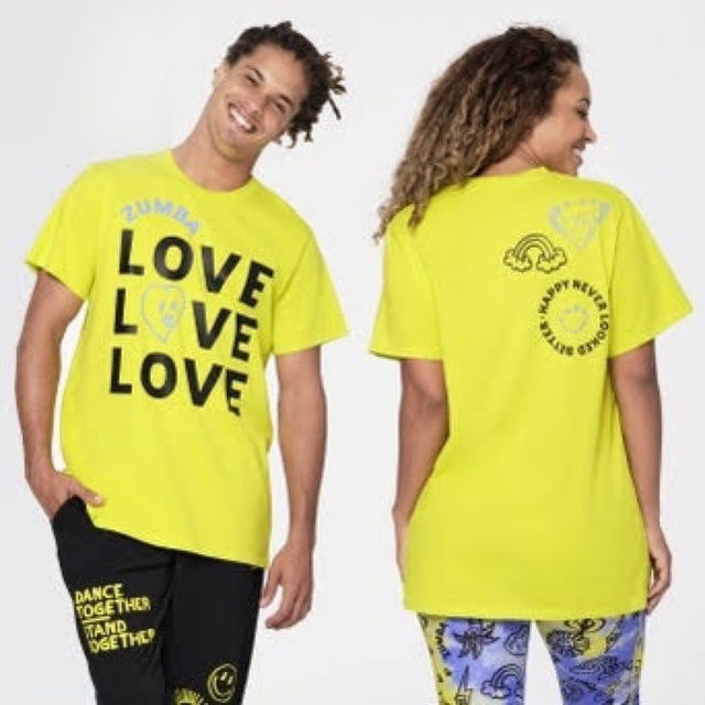 Zumba(ズンバ)の専用　zumba ズンバウエア　Tシャツ　カットソー　トップス　XS/Sサイズ レディースのトップス(Tシャツ(半袖/袖なし))の商品写真