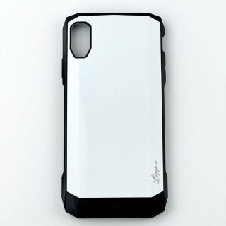 《新品》iPhone XSMAX ケース ホワイト 白 スポーツカー デザイン(iPhoneケース)