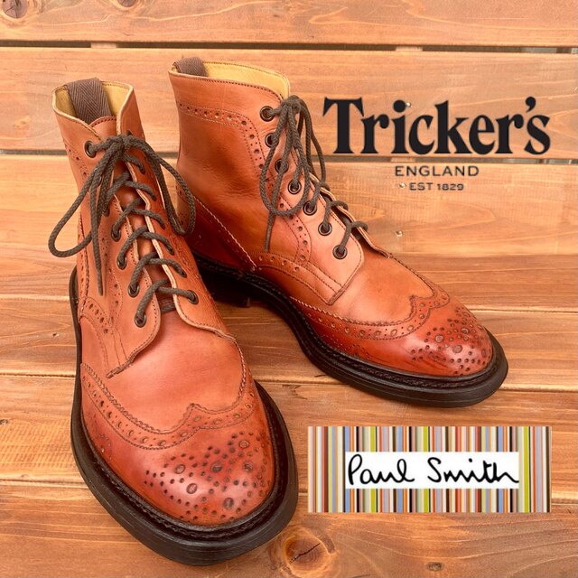 特価定番 《Triacker's Paul Smith》カントリーブーツ 6.5-5 × 新作大特価