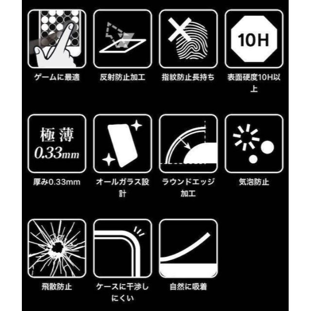 ⭐️《新品》iPhone 12 12Pro ガラス フィルム アイフォン スマホ/家電/カメラのスマホアクセサリー(保護フィルム)の商品写真