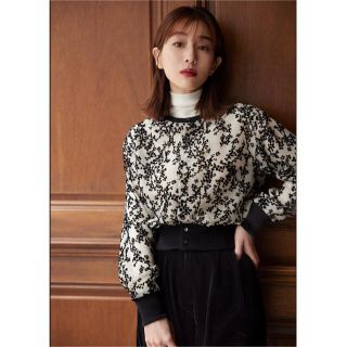 クラネ(CLANE)のCLANE FLORETS OPAL CARDIGAN(カーディガン)