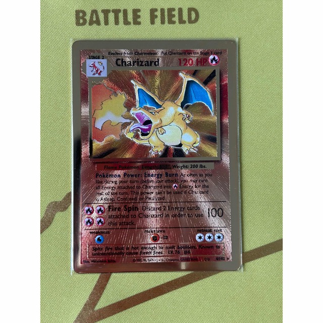 省スペース 洗える おしゃれ ポケモンカード 海外25周年記念リザードン