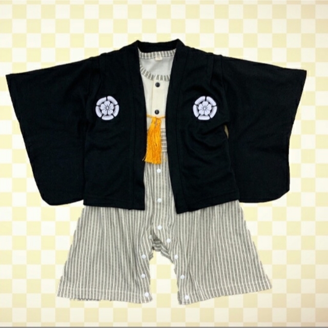 袴ロンパース キッズ/ベビー/マタニティのベビー服(~85cm)(ロンパース)の商品写真