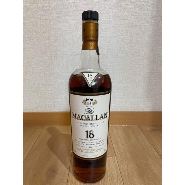 食品/飲料/酒マッカラン18年空き瓶