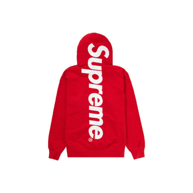 パーカーsupreme satin applique hooded