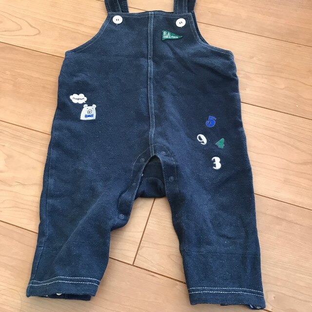 BeBe(ベベ)のべべ　サロペット　オーバーオール　パンツ　80-90 キッズ/ベビー/マタニティのキッズ服男の子用(90cm~)(パンツ/スパッツ)の商品写真