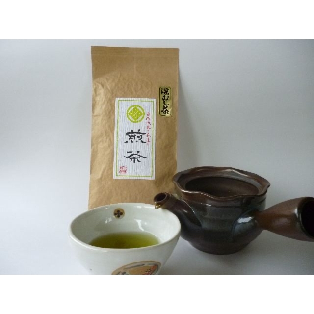 静岡（森町産）深蒸し煎茶　【煎茶】100ｇ×３本  食品/飲料/酒の飲料(茶)の商品写真