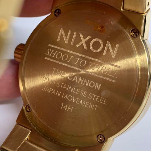 # NIXON ニクソン キャノン Canon 時計 ゴールド 腕時計 ウォッチ