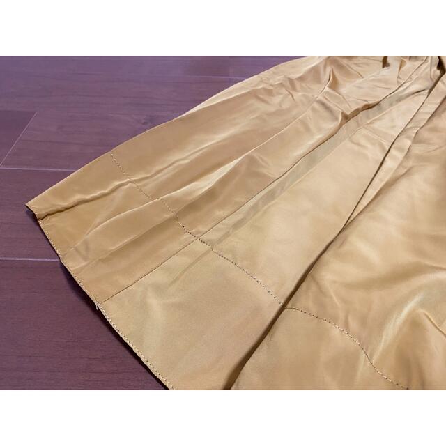 リバーシブルスカートイエローネイビーレディース レディースのスカート(ひざ丈スカート)の商品写真