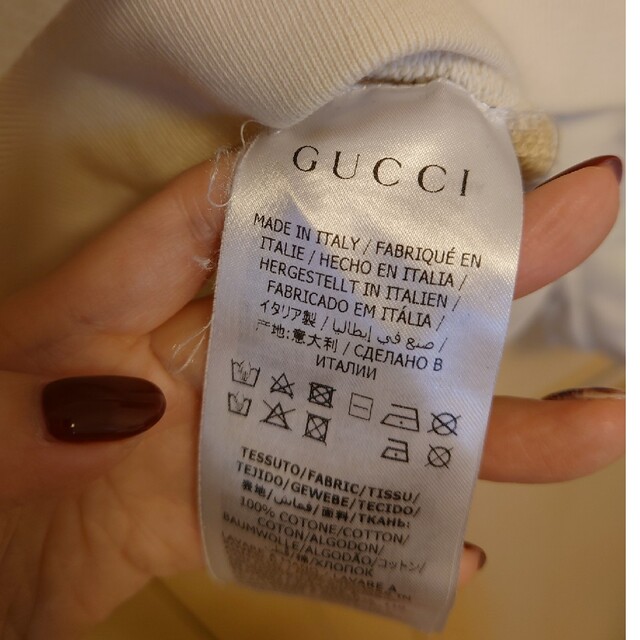Gucci(グッチ)のコロン様専用　グッチ　トレーナー　サイズ10 レディースのトップス(トレーナー/スウェット)の商品写真