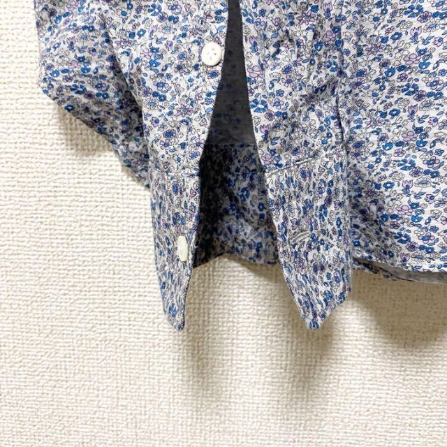 natuRAL vintage(ナチュラルヴィンテージ)のシャツ　長袖　花柄　総柄　太アーム　XL コットン　古着 メンズのトップス(シャツ)の商品写真