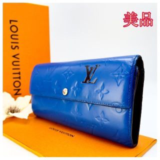 ヴィトン(LOUIS VUITTON) ヴェルニ 財布(レディース)(ブルー ...
