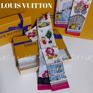 ルイヴィトン(LOUIS VUITTON)のLOUIS VUITTON バンドー ヴィヴィエンヌ・ニューヨークシティ(バンダナ/スカーフ)