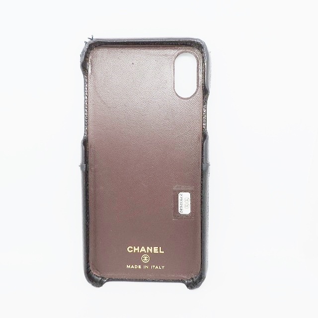 CHANEL - シャネル 携帯電話ケース マトラッセ 黒の通販 by ブラン
