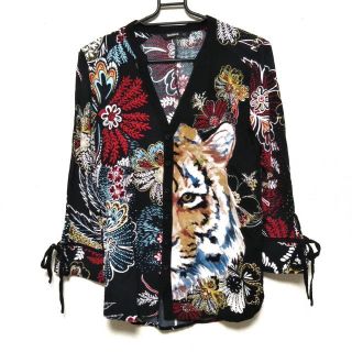 美品　desigual  エスニック柄　カーディガン　デジグアル