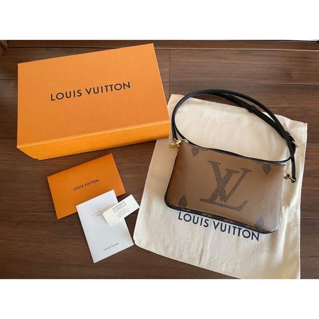 円高還元 LOUIS VUITTON - 美品 ポシェット・ドゥーブルジップ