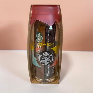 スターバックスコーヒー(Starbucks Coffee)のスターバックス　コーヒーGYU-NEW  ピンク& ブルー 200ml　瓶のみ(グラス/カップ)