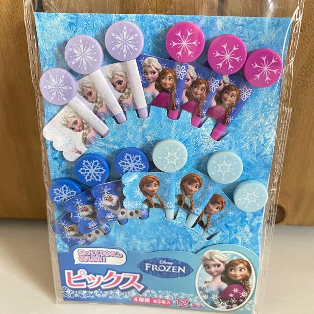 アナと雪の女王(アナトユキノジョオウ)の新品 未使用 アナと雪の女王　お弁当ピックス インテリア/住まい/日用品のキッチン/食器(弁当用品)の商品写真