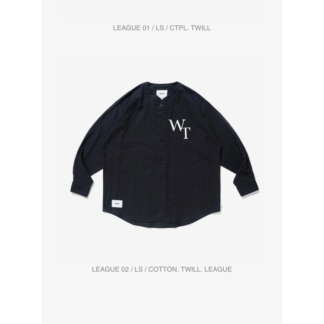 wtaps LEAGUE 02 LS COTTON ブラック L