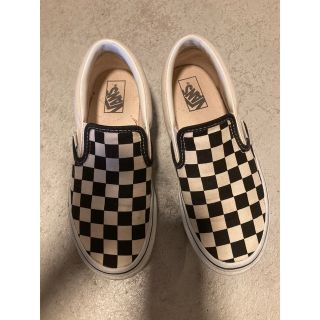 ヴァンズ(VANS)のバンズ　スリッポン　22センチ　キッズ(スリッポン)