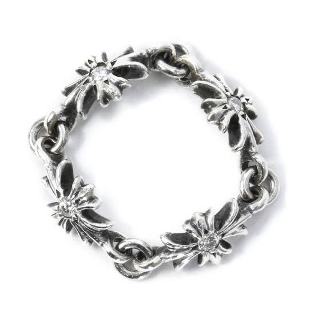 クロムハーツ タイニーE CHプラスダイヤモンドリング アクセサリー クロムハーツ タイニーE CHプラスダイヤモンドリング アクセサリー