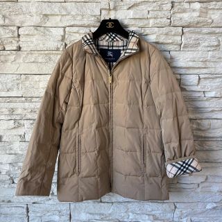 バーバリー(BURBERRY)のBurberry★上質 リアルダウンコート バーバリーチェック シンプルこなれ(ダウンコート)