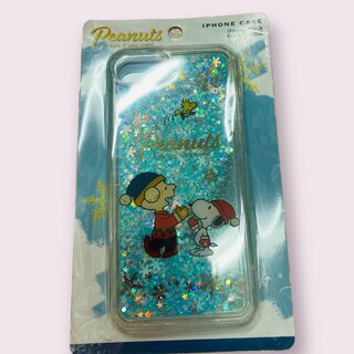 スヌーピー(SNOOPY)のユニバ　スヌーピー　クリスマス　iPhoneケース　スマホカバー　キラキラ　(iPhoneケース)