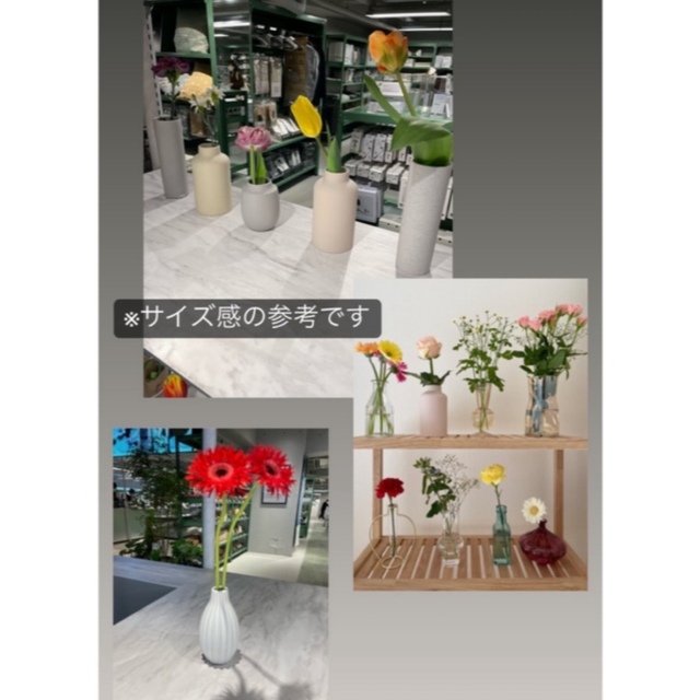 フラワーベース🌷4点セット インテリア/住まい/日用品のインテリア小物(花瓶)の商品写真