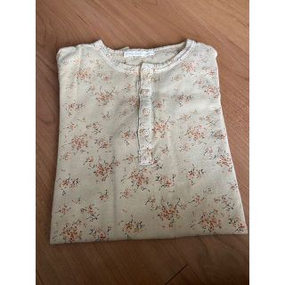 フェリシモ(FELISSIMO)の★フェリシモ★サニークラウズ★味わいのある総柄Ｔシャツ★(シャツ/ブラウス(長袖/七分))