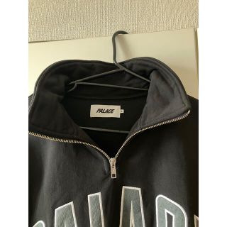 PALACE - PALACE 1/4 zip funnel Black ハーフジップ スウェットの