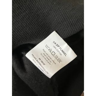 PALACE - PALACE 1/4 zip funnel Black ハーフジップ スウェットの