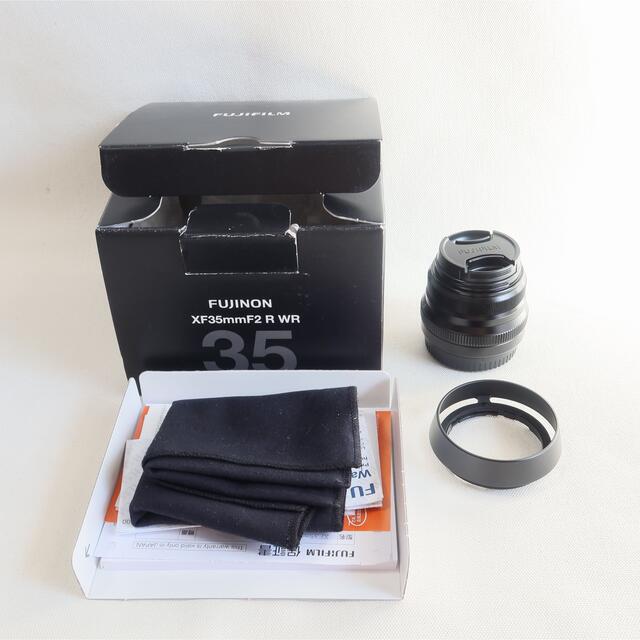 富士フイルム - 美品 XF35mmF2 WR 箱フードありの通販 by Francisco's