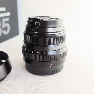 美品 XF35mmF2 WR 箱フードあり