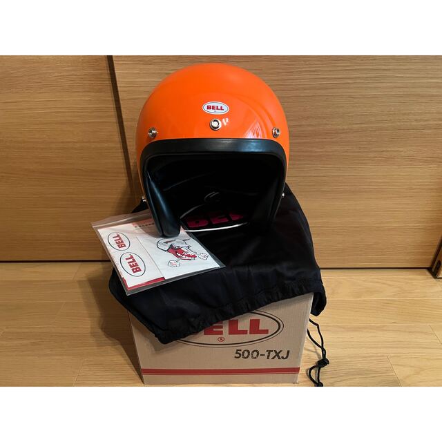 BELL 500-TXJ ジェットヘルメット オレンジ XL 新品