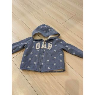 ベビーギャップ(babyGAP)のギャップ　ハート　アウター　ボア(ジャケット/上着)