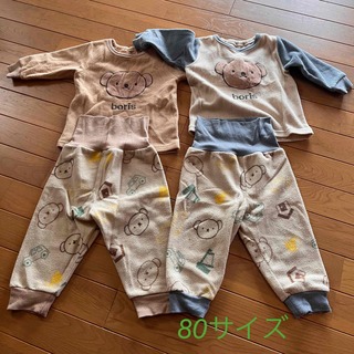 シマムラ(しまむら)の腹巻きパジャマ　80サイズ　2着セット(パジャマ)