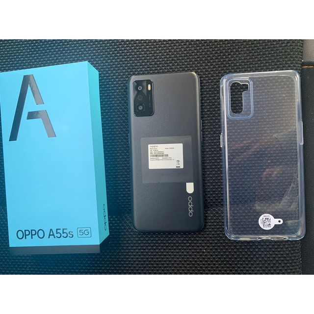 値下げ）OPPO A55s 5G CPH2309 64GB ブラック 楽天版 【 新品 】