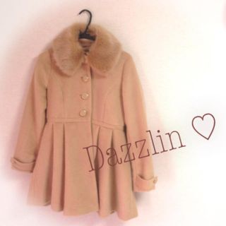 ダズリン(dazzlin)の大人気 ♡ 襟ファー付ガーリーコート(毛皮/ファーコート)