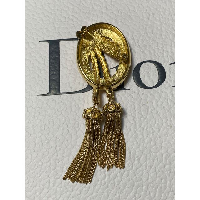 Christian Dior(クリスチャンディオール)のDIOR クリスチャンディオール　ブローチ レディースのアクセサリー(ブローチ/コサージュ)の商品写真