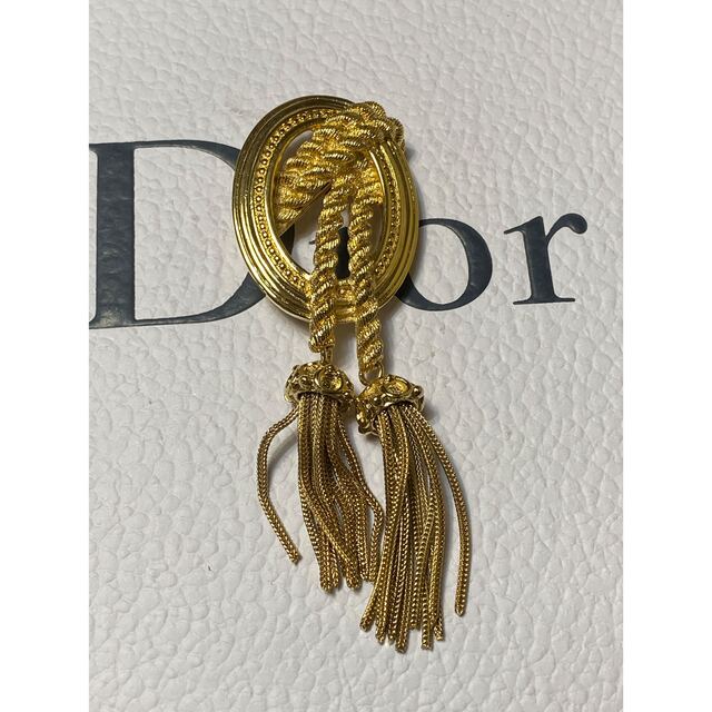 Christian Dior(クリスチャンディオール)のDIOR クリスチャンディオール　ブローチ レディースのアクセサリー(ブローチ/コサージュ)の商品写真