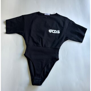 新品・XS】GCDS/Tシャツ/ボディースーツ/ブラックの通販 by ODD's shop