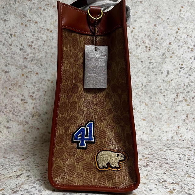 新品未使用COACH トートバッグ ショルダーバッグレキシー ワッペン