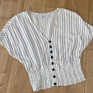 ベルシュカ(Bershka)のベルシュカ✳︎ストライプトップス✳︎S(カットソー(半袖/袖なし))