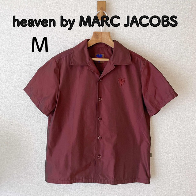 【美品】heaven by MARC JACOBSオープンカラー半袖シャツM