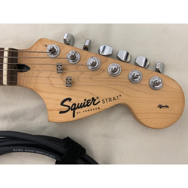 Squire Fender フェンダーストラトスクワイヤ　20周年　トレモロ黒