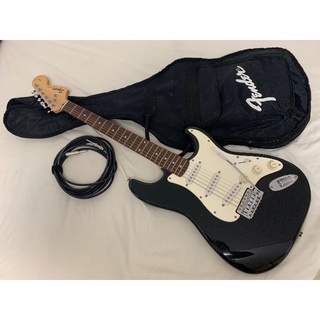 フェンダー(Fender)のSquire Fender フェンダーストラトスクワイヤ　20周年　トレモロ黒(エレキギター)