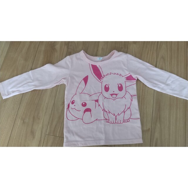 ポケモン(ポケモン)のキッズ 長袖カットソー キッズ/ベビー/マタニティのキッズ服女の子用(90cm~)(Tシャツ/カットソー)の商品写真