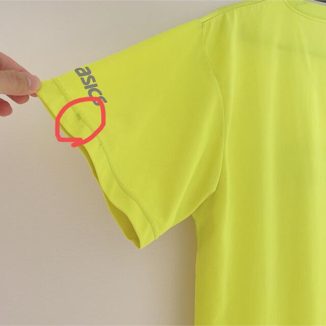 asics(アシックス)のasics♡スカイハンド黄Tシャツ メンズのトップス(Tシャツ/カットソー(半袖/袖なし))の商品写真