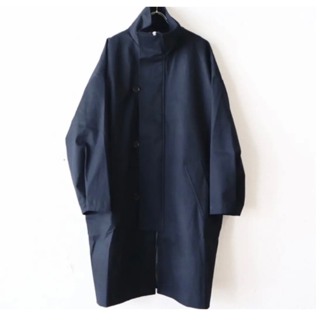 1LDK SELECT(ワンエルディーケーセレクト)のmfpen johnston coat dark navy メンズのジャケット/アウター(ステンカラーコート)の商品写真