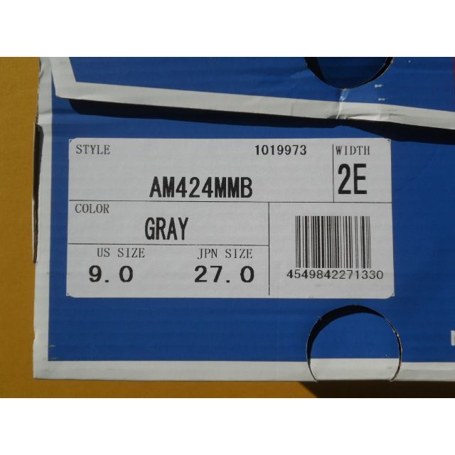 ニューバランス AM424MMB 27,0cm GRAY 4